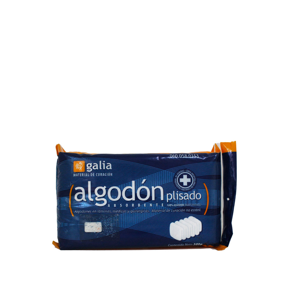 Algodón plisado de 300 gr