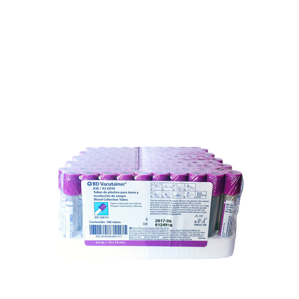 Tubo lila BD Vacutainer